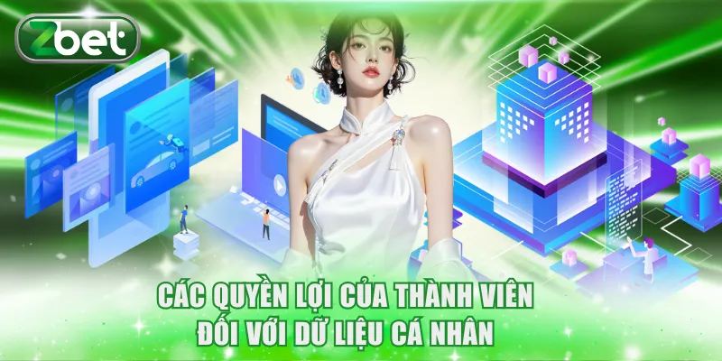 Các quyền lợi của thành viên đối với dữ liệu cá nhân