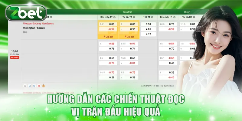 Hướng dẫn các chiến thuật đọc vị trận đấu hiệu quả
