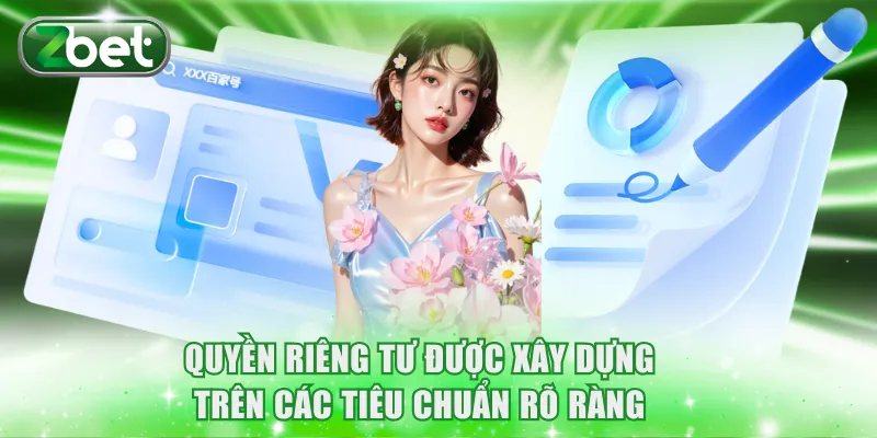 Quyền riêng tư được xây dựng trên các tiêu chuẩn rõ ràng